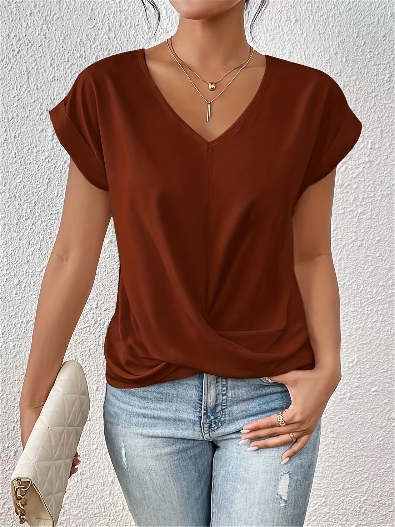 Clara | T-shirt élégante à coupe fluide