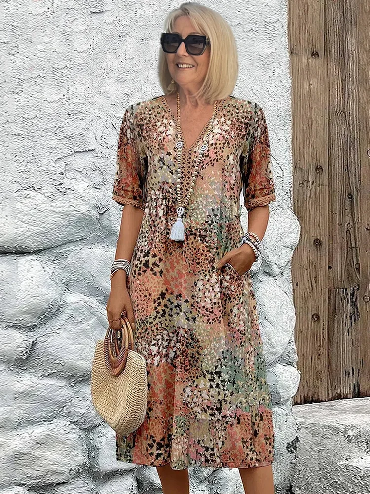 Fatima | Robe à imprimé floral