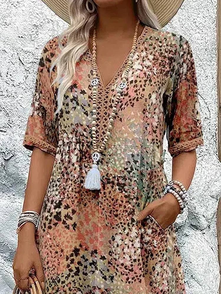 Fatima | Robe à imprimé floral