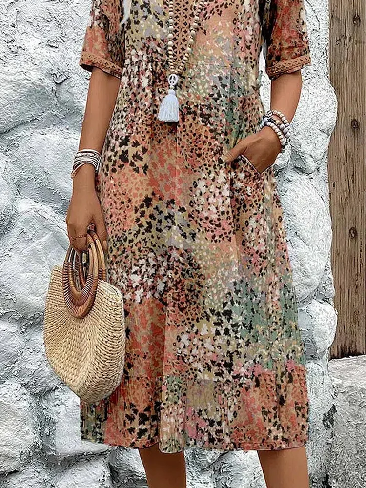 Fatima | Robe à imprimé floral