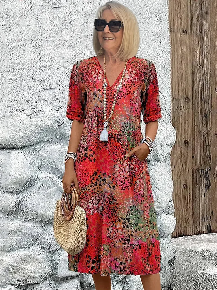 Fatima | Robe à imprimé floral