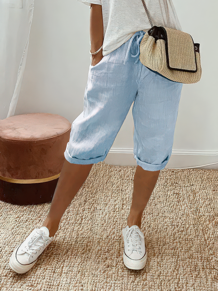 Marthe | Short confortable avec ourlet retourné