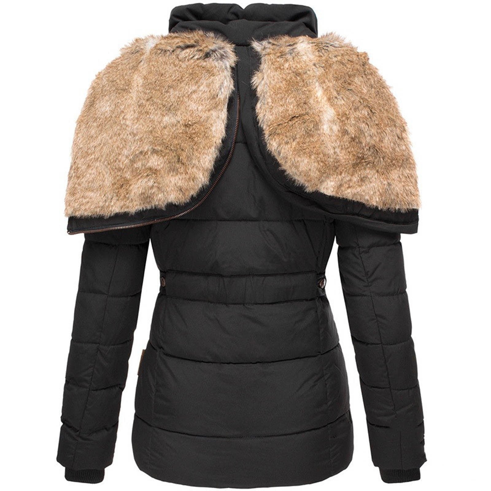 Marisol | Manteau d'hiver chaud avec doublure en fourrure