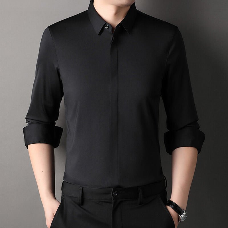 Mitchel | Chemise extensible sans repassage pour hommes