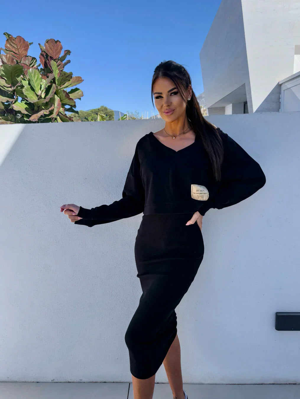 Lana | Ensemble décontracté de sweat-shirt et de robe