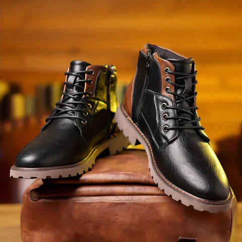 Marcel | Bottines en cuir premium à lacets