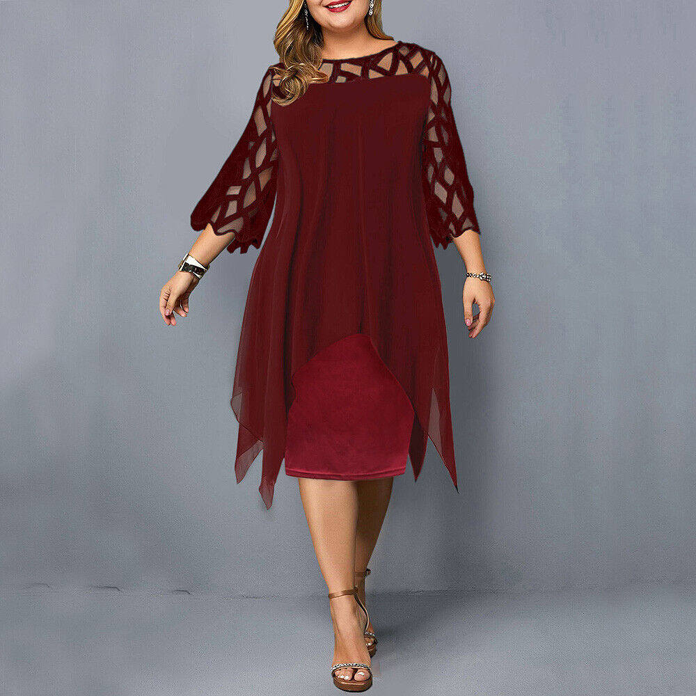 Isabella | Robe midi chic grande pour femmes modernes