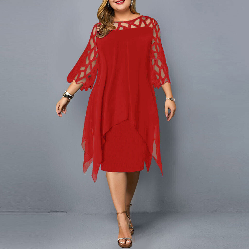 Isabella | Robe midi chic grande pour femmes modernes