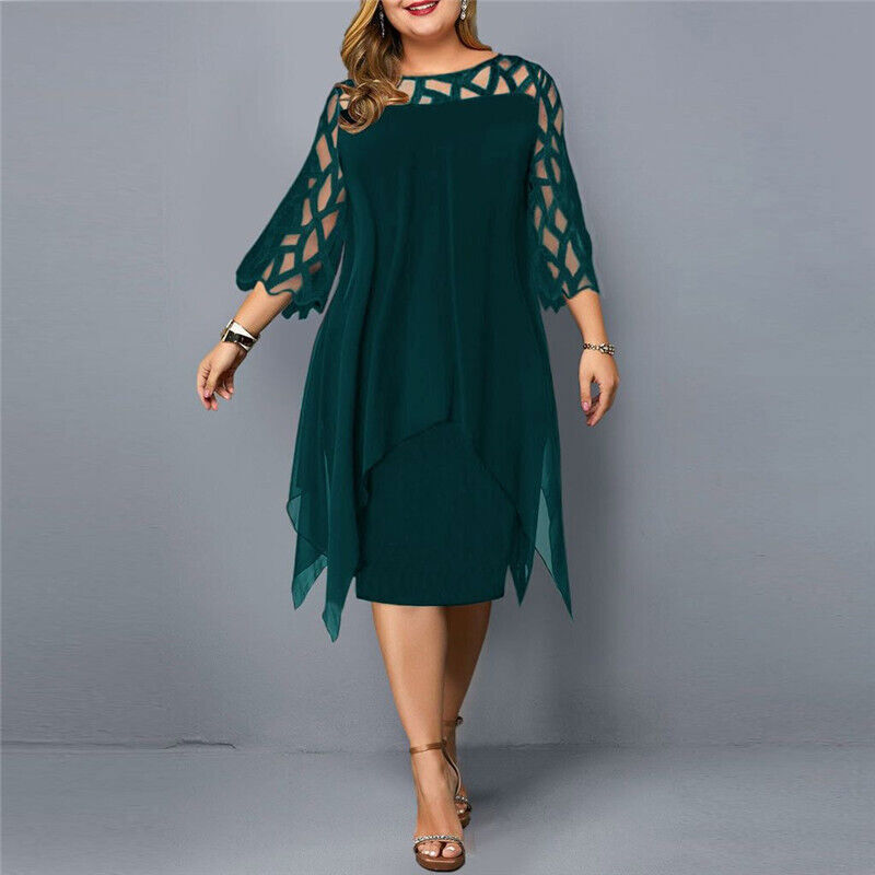 Isabella | Robe midi chic grande pour femmes modernes
