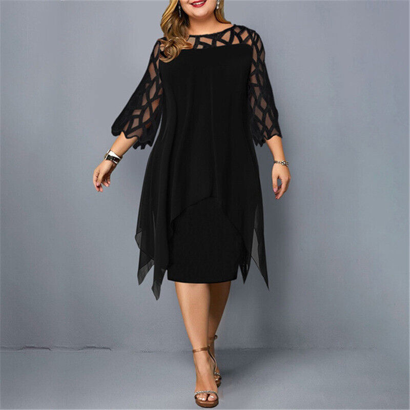 Isabella | Robe midi chic grande pour femmes modernes