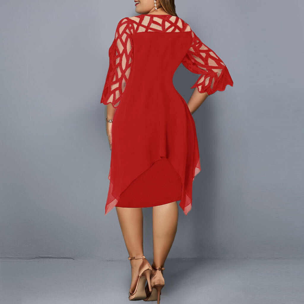 Isabella | Robe midi chic grande pour femmes modernes