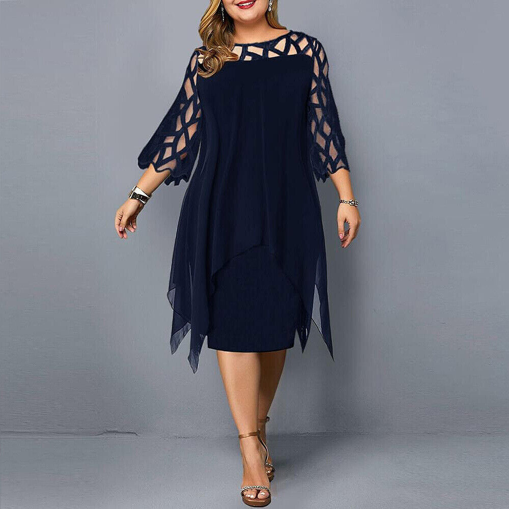 Isabella | Robe midi chic grande pour femmes modernes