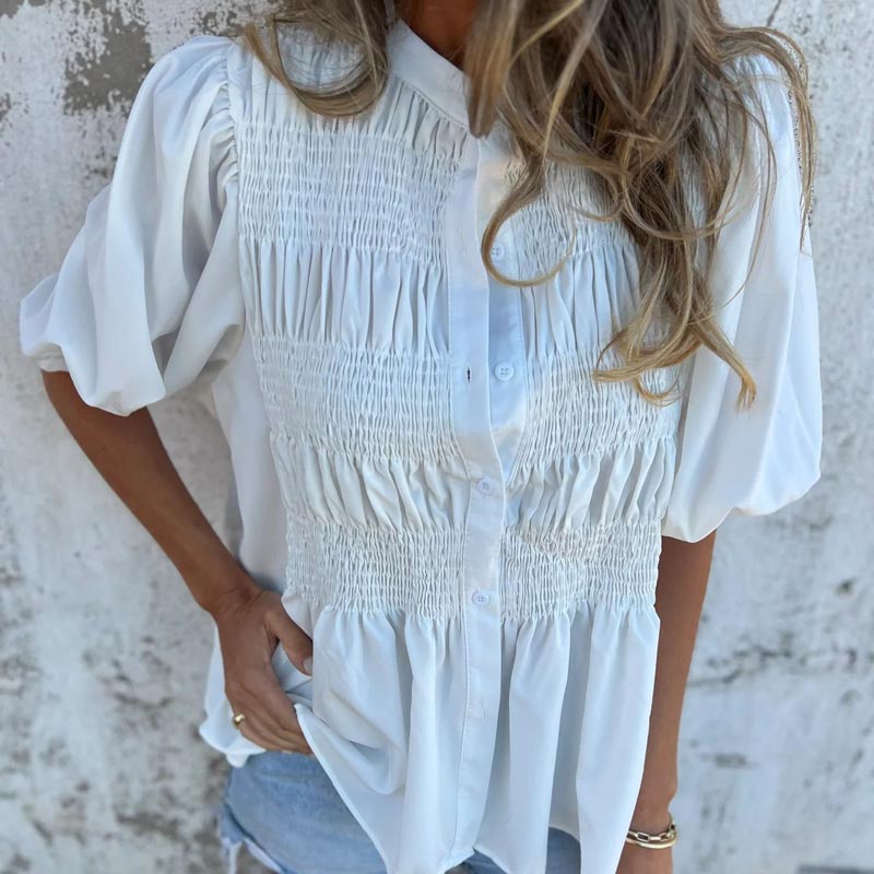 Aukje | Blouse élégante de style Ibiza