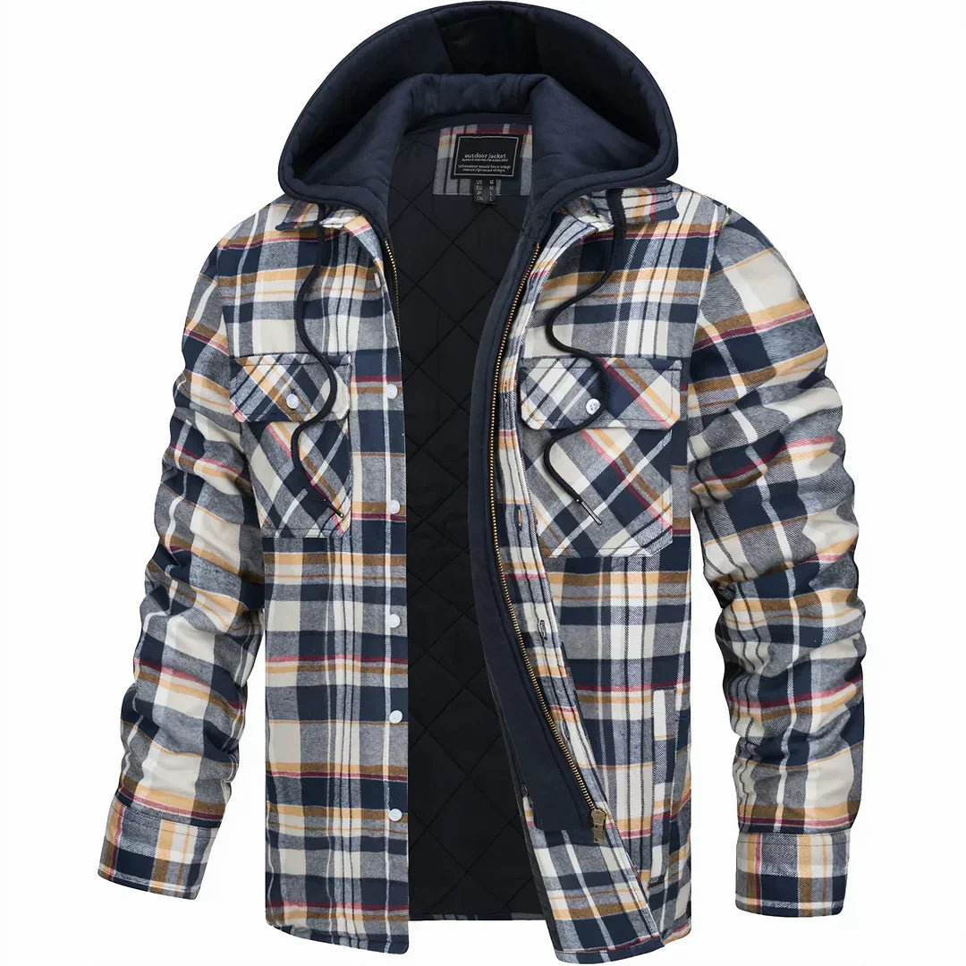 Jaime | Veste à carreaux avec capuche