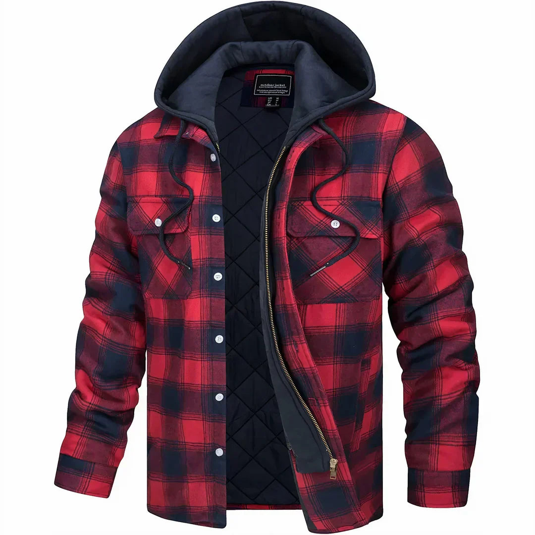 Jaime | Veste à carreaux avec capuche