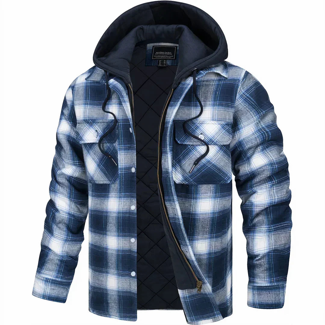 Jaime | Veste à carreaux avec capuche