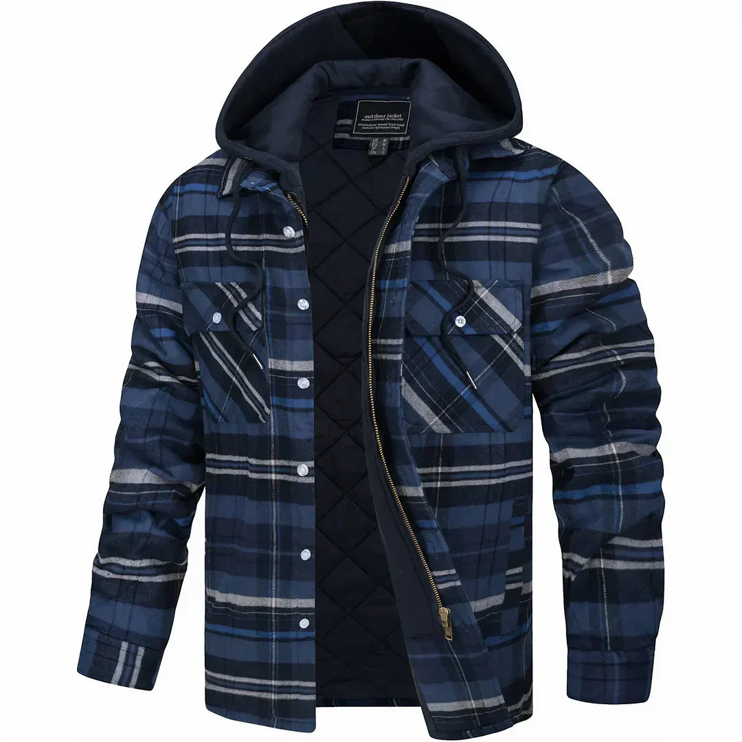 Jaime | Veste à carreaux avec capuche