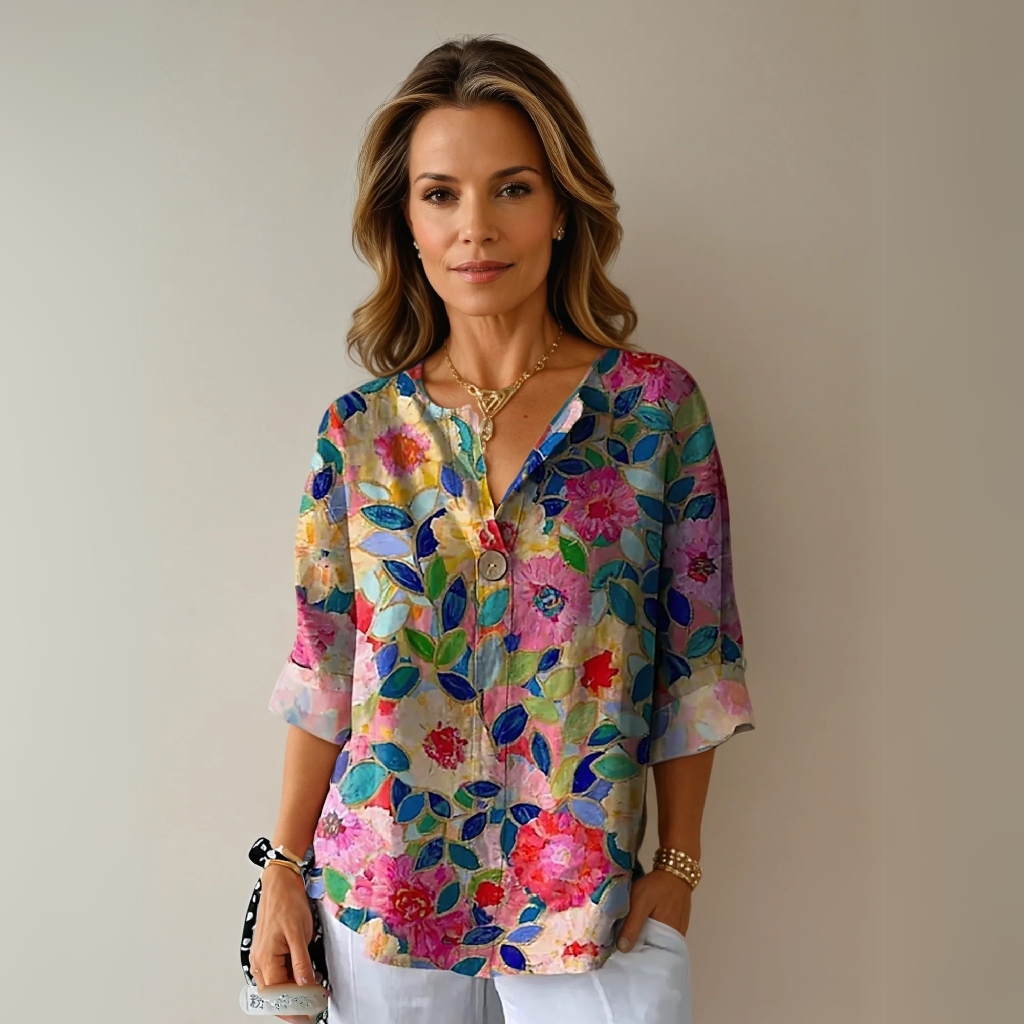 Arlene | Blouse à Imprimé Fleuri