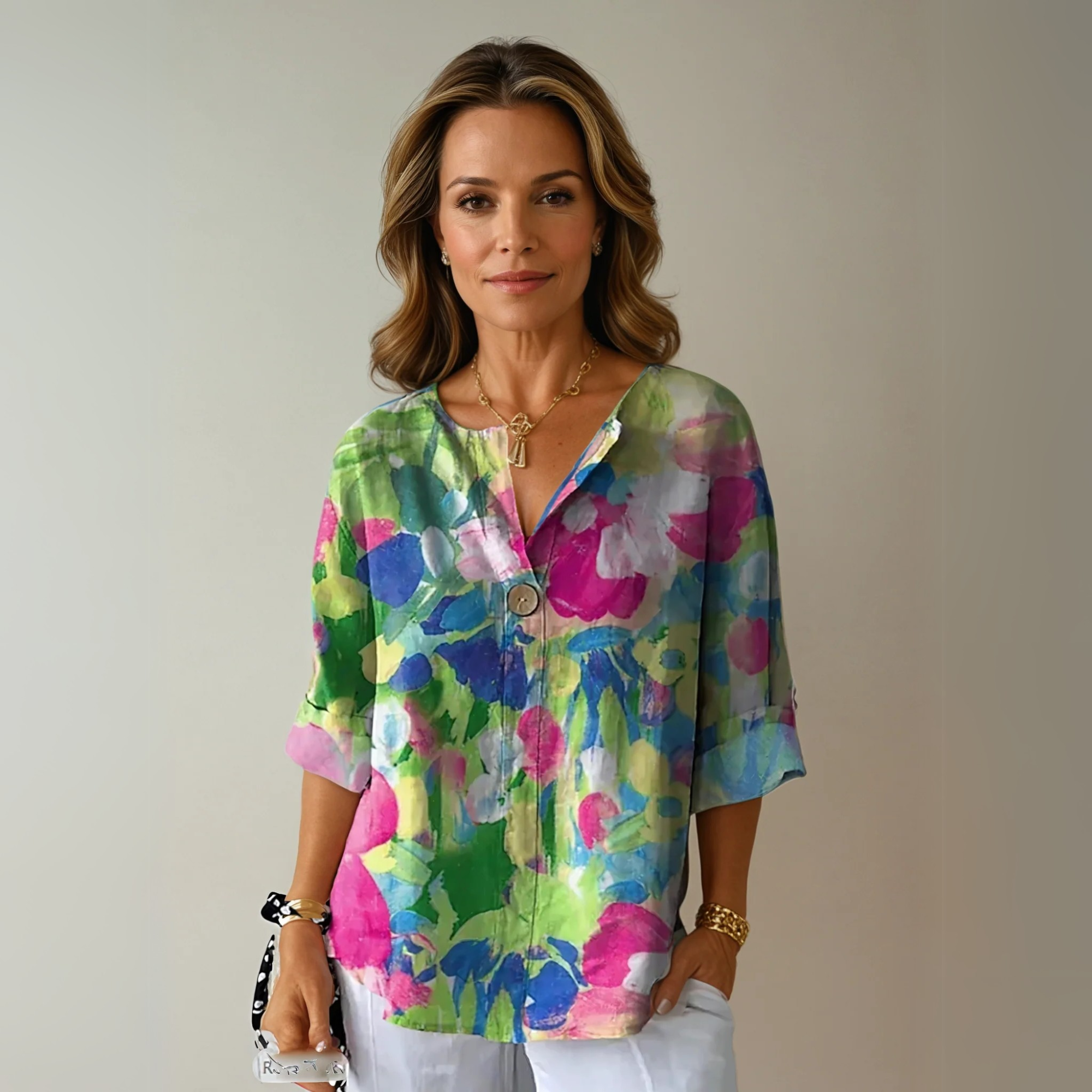 Arlene | Blouse à Imprimé Fleuri